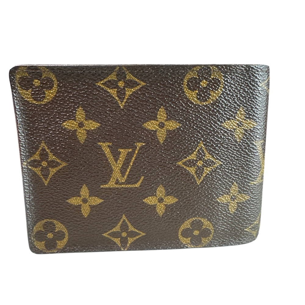 Louis Vuitton Monogram Canvas Wallet in Brown and Gold - Picture 4 of 11